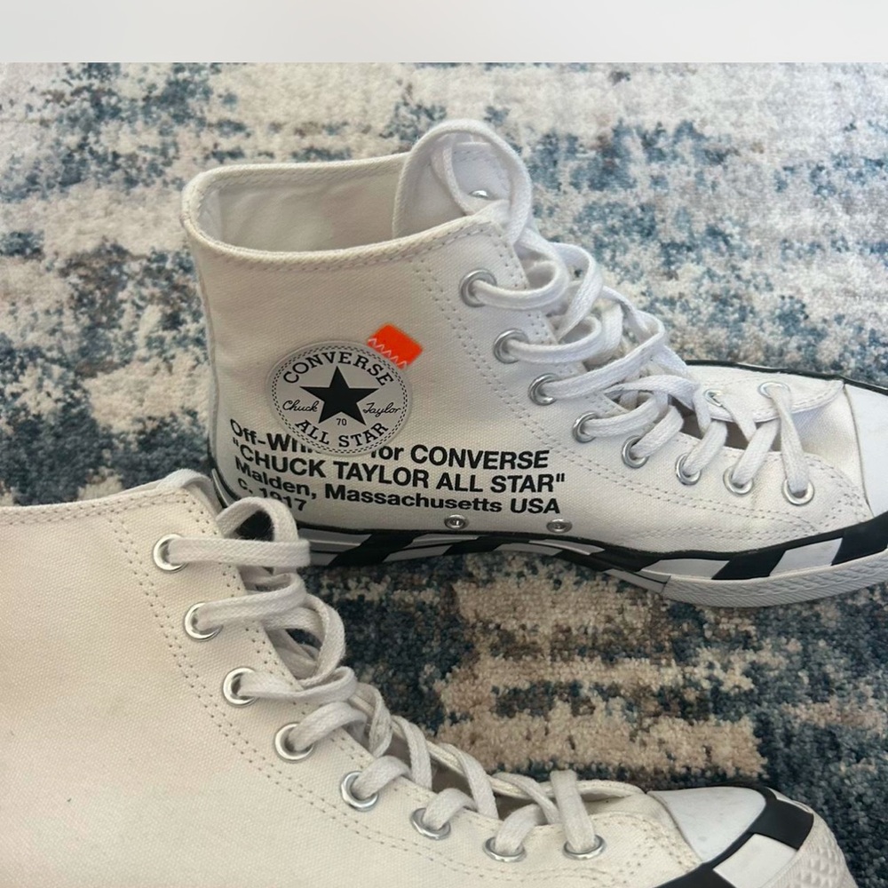 Converse Off-White High-Top Sneakers